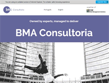 Tablet Screenshot of bmaconsultoria.com